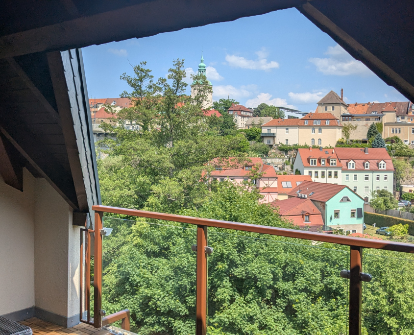 Ferienhaus Sprejnik, Panorama-Terrasse